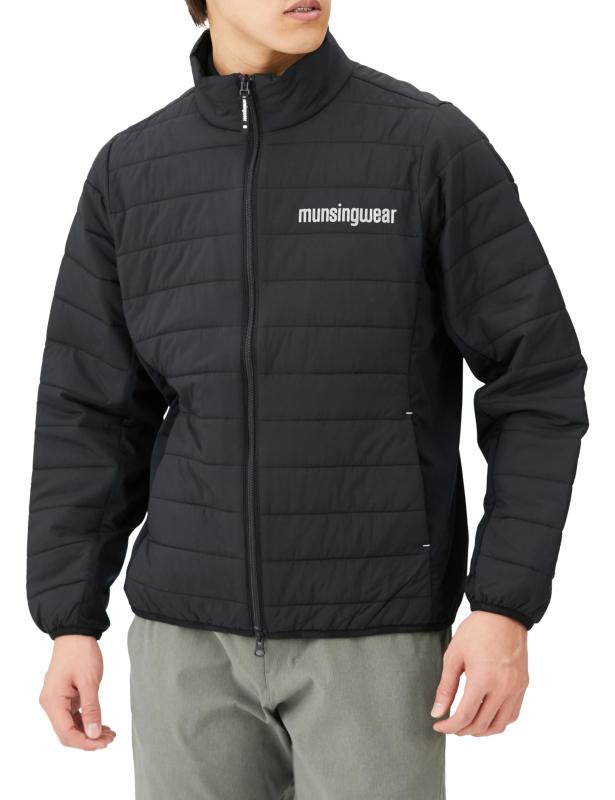 MUNSINGWEAR(マンシングウェア) フルジップブルゾン【ENVOY】 ヒートナビ 蓄熱保温 はっ水 中わた 防寒 軽量 ゴルフ MEMWJK05メンズ