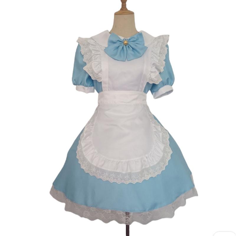 メイド服 レディース 日系 かわいい スイートロリータ ワンピース ハロウィン クリスマス アニメ イベント コスプレ 衣装 仮装 大きいサイズ