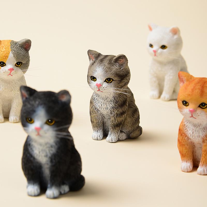 schucoシュコ社/ ビンテージ・ミニチュアアニマル・猫 / 4cm 【公式通販】