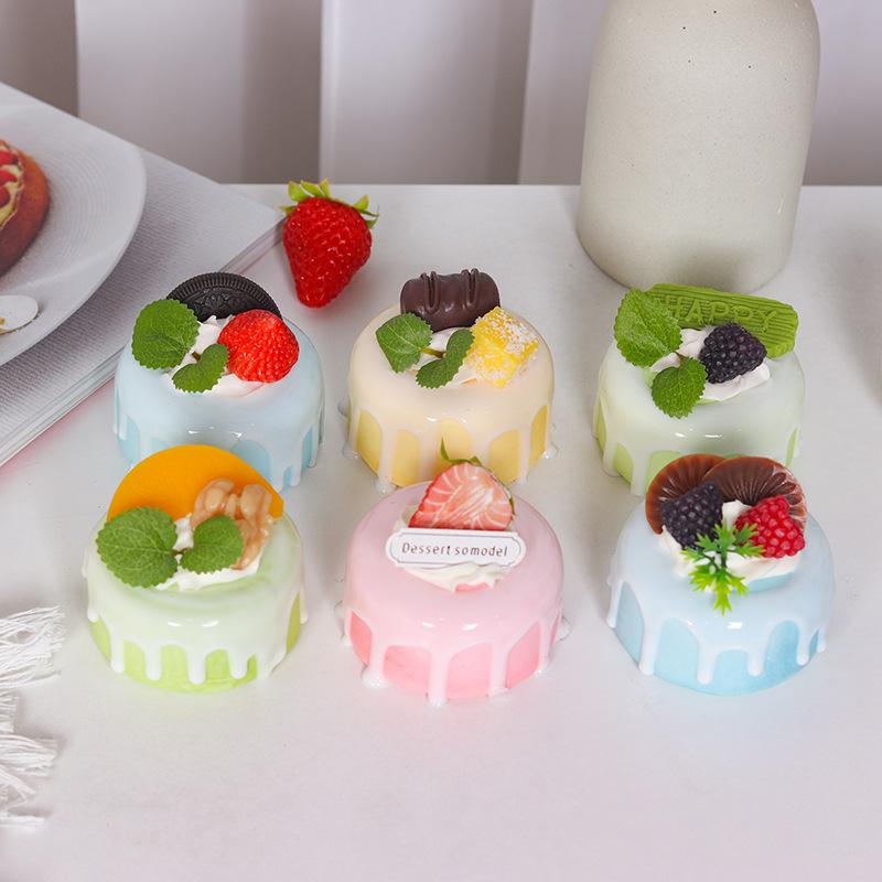 食品サンプル フェイクケーキ カップケーキ 6個セット SNS映え 食品撮影小物 展示会 店舗装飾 ディスプレイ デザート台 イベント演出 軽量 ハンドメイド モダン インテリア
