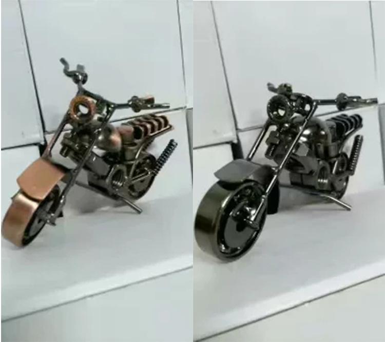 人形　バイク　金属　オブジェ　置物　インテリア　工芸品　美術品　A1338 人形バイク金属オブジェ置物インテリア工芸品美術品A1338