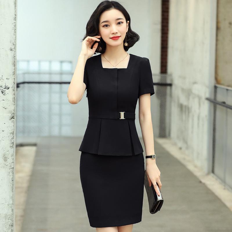 スーツ レディース ビジネス オフィス 通勤 面接 ホテル 制服 春夏 半袖 スカートスーツ パンツスーツ セットアップ 大きいサイズ ゆったり スリムフィット ポリエステル素材 ストレッチ 黒 紺
