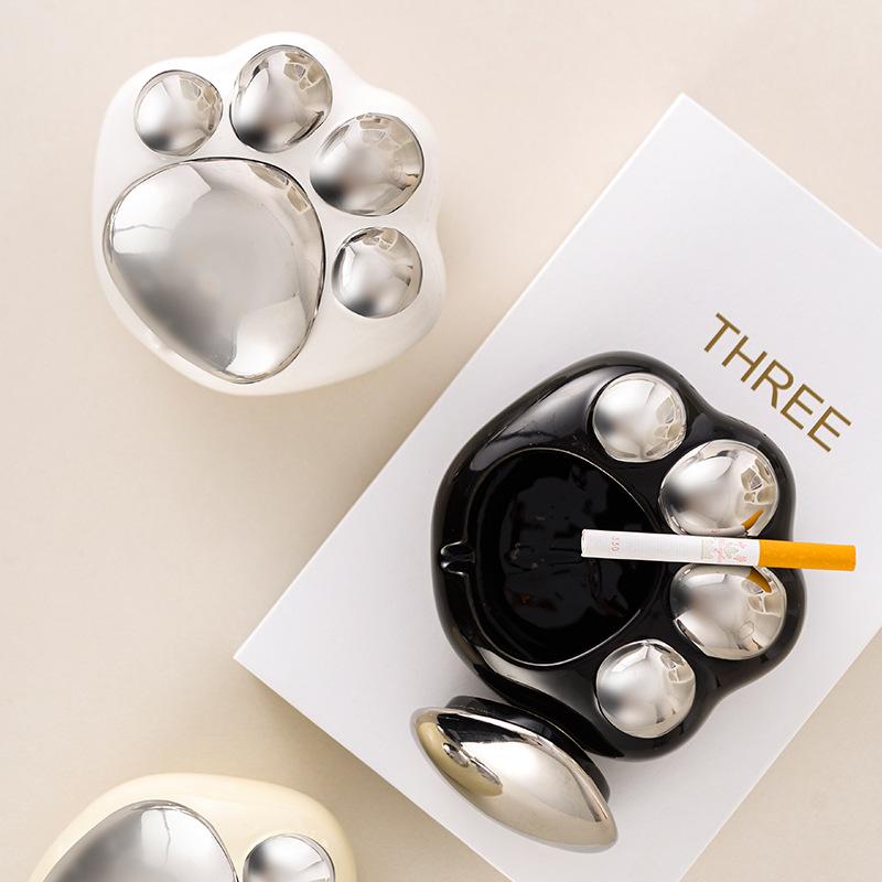 楽天市場】A037778オブジェ 猫型 はいざら 置物灰皿 おしゃれ 卓上