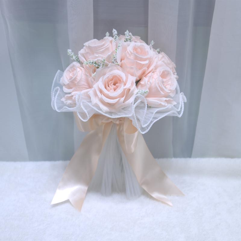 楽天市場】ショッキングピンクブーケ 造花 ブライダル ブーケトス