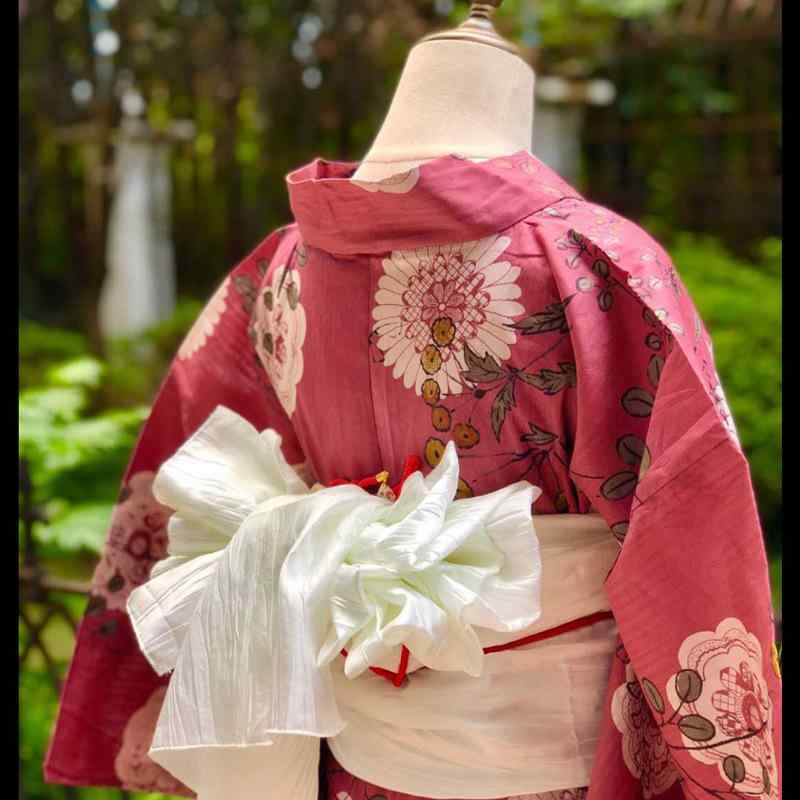 和服帯 レディース へこ帯 作り帯 ワンタッチ 簡単装着 浴衣帯 着物帯 ソフト 柔らかい リボン結び オールシーズン カジュアルスタイル 豊富なカラー