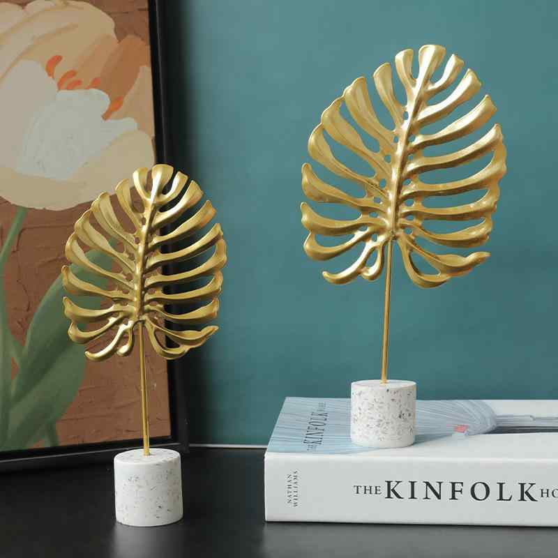 楽天市場】置物 オブジェ リーフ おしゃれ かわいい 手のひらサイズ