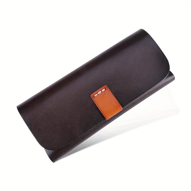 サングラスケース レディース 新作 シンプル おしゃれ 携帯用 レザー 耐衝撃 無地 眼鏡 度付きメガネ対応 収納ポーチ 春夏 カフェ レッド