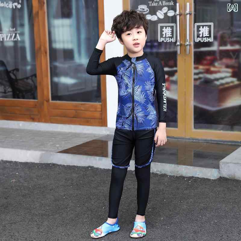 水着 キッズ 男の子 女の子 長袖 セパレート 秋冬用 保温 あったか 温泉 プール スイミング スクール 高伸縮性 ラッシュガード ジュニア 子供用