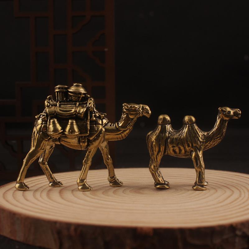 ラクダ工芸品 銅金メッキラクダ工芸品 置物 美しい金属工芸品 ラクダ工芸品