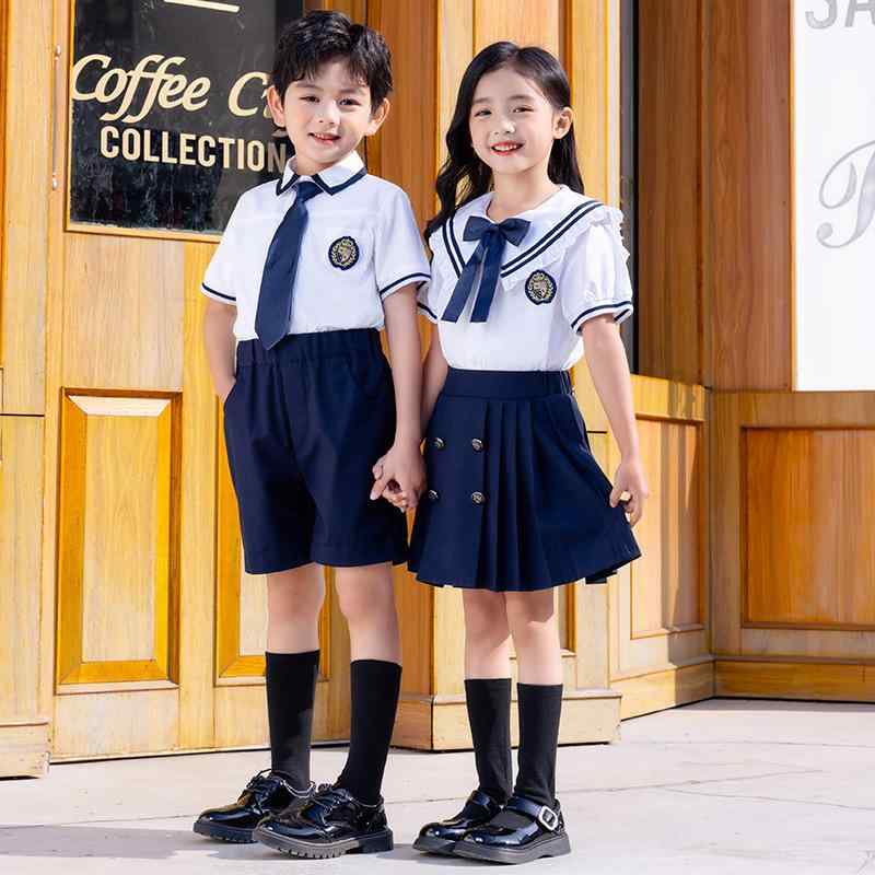 校服 キッズ 男の子 女の子 幼稚園 小学生 中学生 合唱服 発表会 衣装 綿素材 肌に優しい 制服 ブリティッシュスタイル フォーマル 卒業式 春夏
