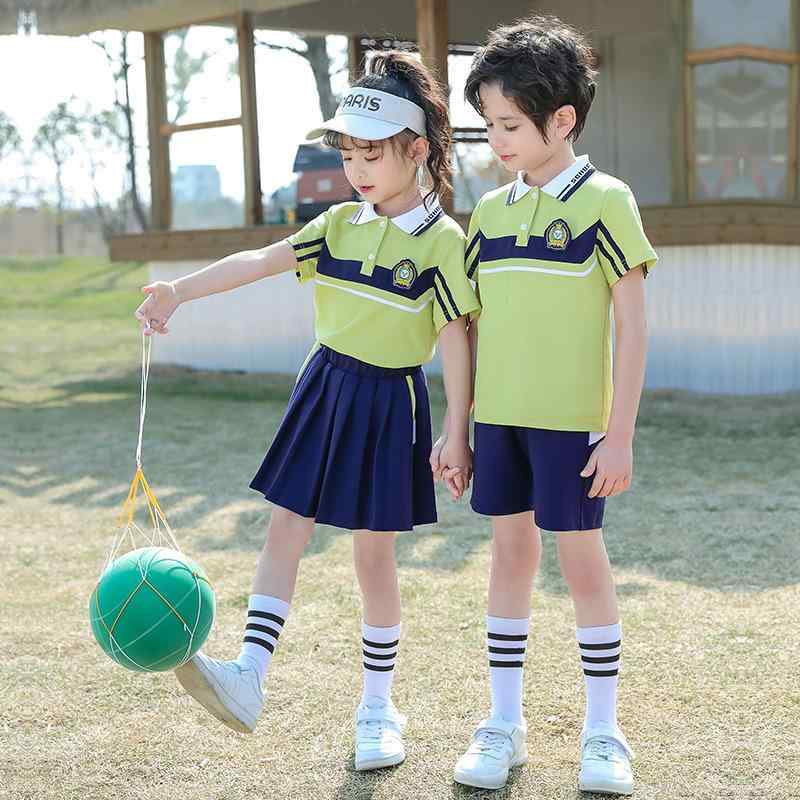 体操服 キッズ ジュニア 男女兼用 小学生 中学生 幼稚園児 春夏 半袖 セットアップ 運動着 体育着 クラスTシャツ 綿混素材 柔らかい肌触り 教員服 先生用 スクールユニフォーム