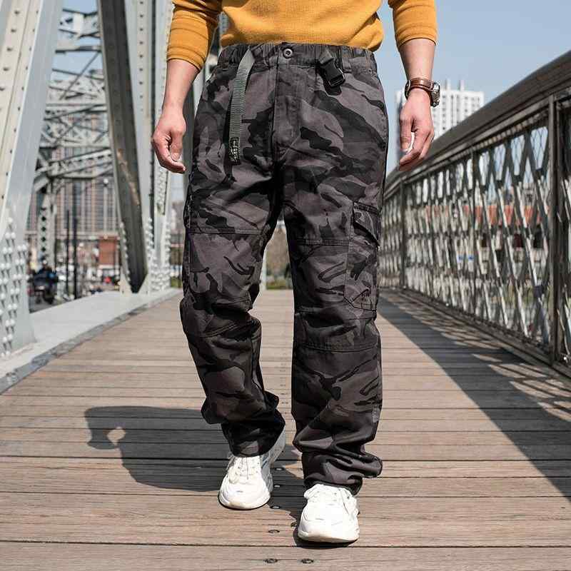 パンツ メンズ 通気性抜群 ウエストゴム バックル付き 多ポケット 迷彩柄 ストレート カーゴパンツ カジュアル ストリート ミリタリー コットン オールシーズン 大きいサイズ 4,321円