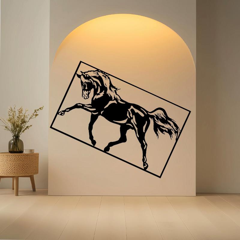 楽天市場】【壁掛けオブジェ】カウボーイモチーフ 馬レリーフ装飾