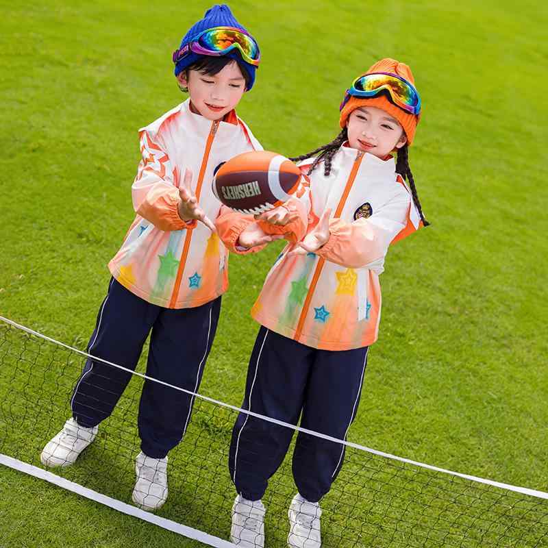ジャケット 子供 キッズ 防風 保温 3in1 スリーインワン 取り外し可能フード スクールウェア 制服 スポーツ 通学 小学生 幼稚園 学院風 男女兼用 セットアップ 秋冬 ポリエステル素材