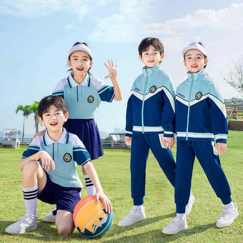 スクールウェア キッズ 男女兼用 小学生 幼稚園 園児 3点セット ウィンドブレーカー ジャケット 運動服 スポーツウェア 長袖 パンツ セットアップ 綿 コットン 肌触り良い 動きやすい 3シーズン対応