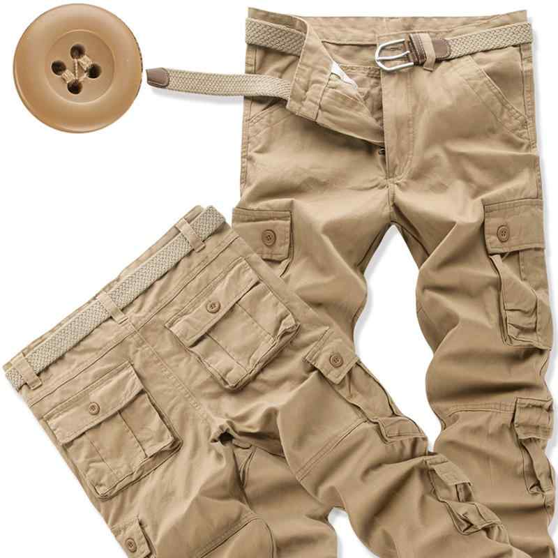パンツ メンズ カーゴパンツ ワークパンツ 多機能ポケット 長ズボン ゆったり ルーズフィット 耐摩耗 丈夫 迷彩 ミリタリー タクティカル カジュアル 大きいサイズ オールシーズン 無地 チノ素材 ストレート アウトドア 作業用 洗濯機洗い可