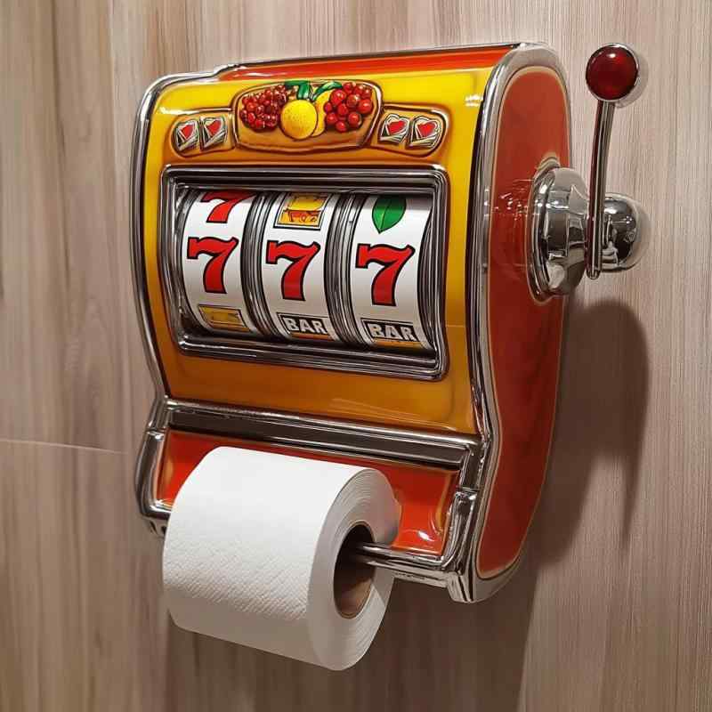 楽天市場】トイレットペーパーホルダー スロットマシン型 アメリカン