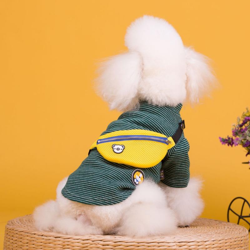 ペット用パーカー 厚手 暖かい 伸縮性 コットン 犬服 猫服 小型犬 テディ カジュアル 部屋着 イエロー グリーン S-3XL