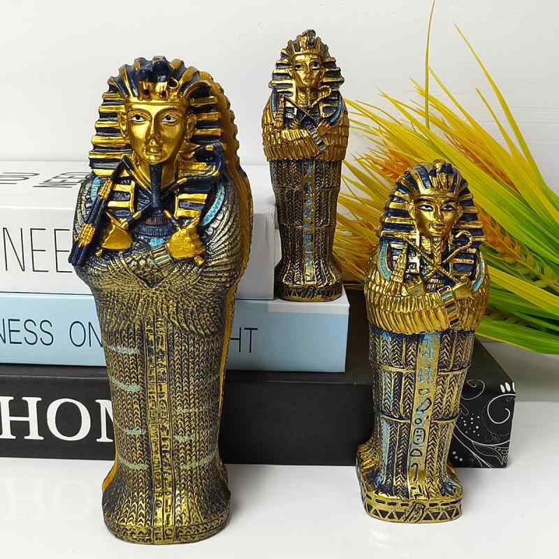 楽天市場】インテリア オブジェ エジプトの 人物 ファラオの 頭 彫刻