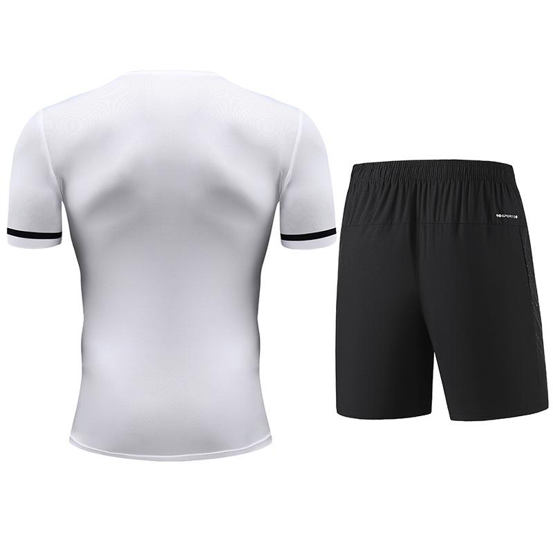 セットアップ メンズ 接触冷感 軽量 吸汗速乾 ストレッチ 半袖Tシャツ ランニング スポーツウェア カジュアル 上下セット ツーピース 部屋着 ルームウェア 普段着 春夏