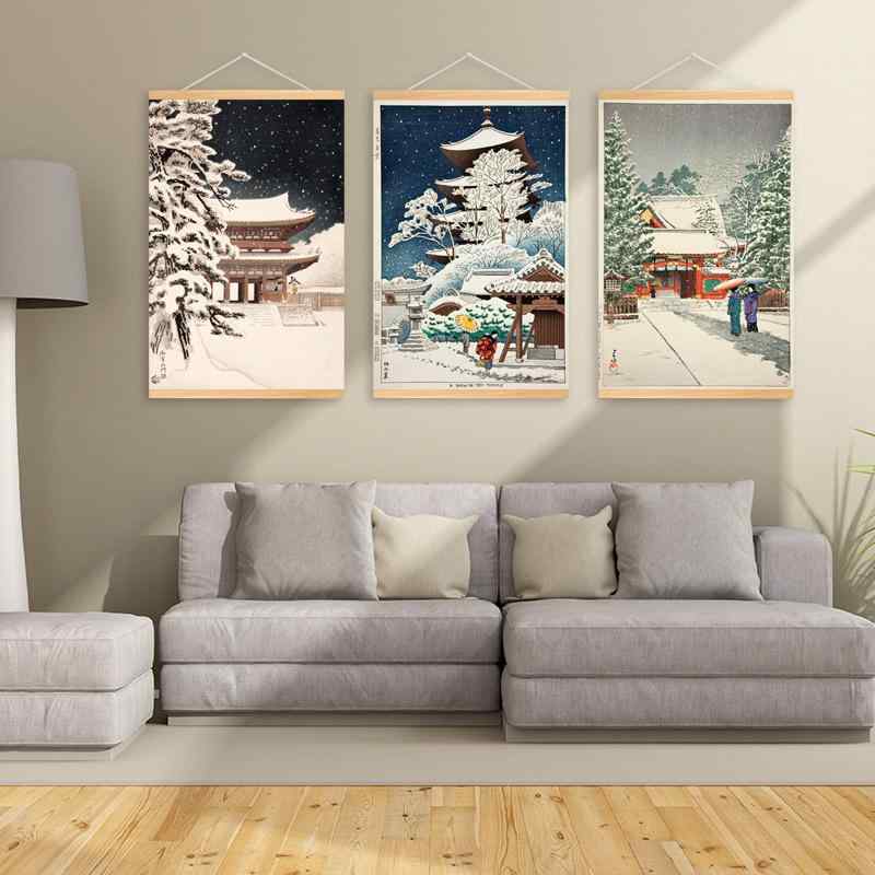 楽天市場】掛け軸 新中華風 モダン 古典 家和万事興 山水画 シルク 手