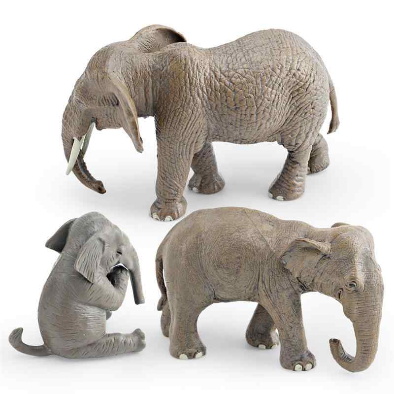 楽天市場】フェバリット 野生動物フィギュアビニールモデル アジアゾウ