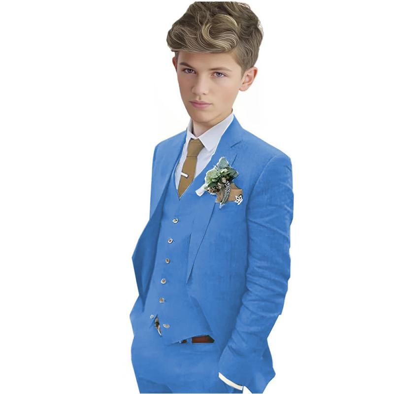 キッズ 男の子 フォーマルスーツ セレモニースーツ ジャケット スリーピース 3点セット 結婚式 披露宴 発表会 演奏会 舞台 ステージ衣装 リングボーイ 欧米風 ブリティッシュ ポリエステル おしゃれ 中大童 8歳以上｜モズラボ