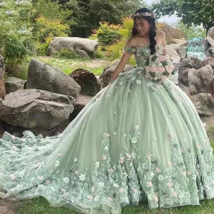 ロングドレス レディース カラードレス ウェディングドレス プリンセスライン オフショルダー ノースリーブ ハイウエスト 演奏会 音楽会 発表会 舞台衣装 ステージ衣装 パーティードレス 二次会 花嫁 披露宴 お呼ばれ グリーン|モズラボ