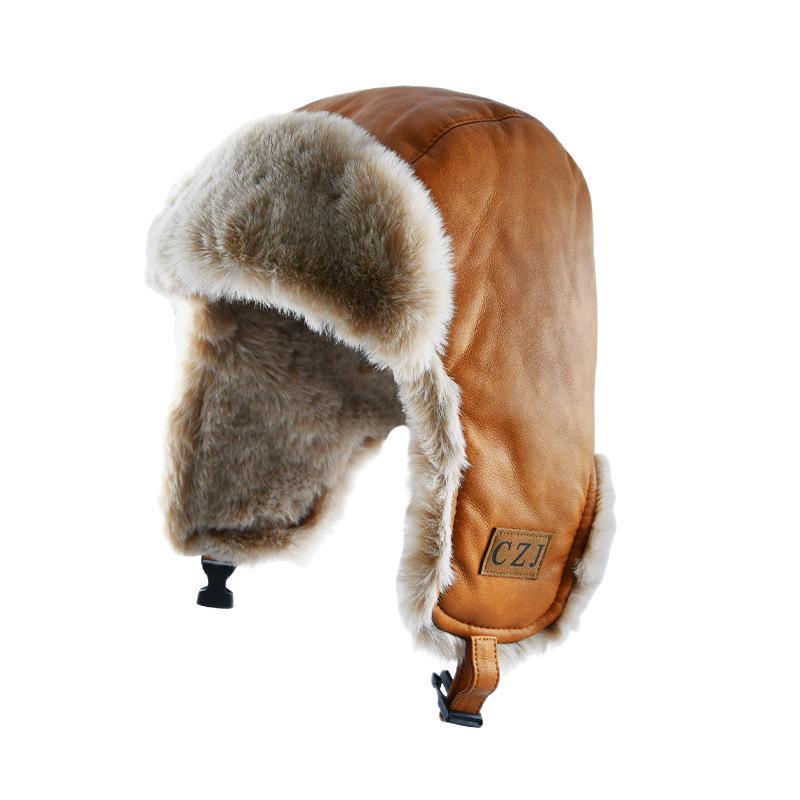キャップ メンズ レディース 防寒 防風 保温 厚手 裏起毛 耳当て付き フライトキャップ ロシア帽 冬用 アウトドア サイクリング 登山 スキー スノーボード 雪遊び ポリエステル フリーサイズ カジュアル 4,151円