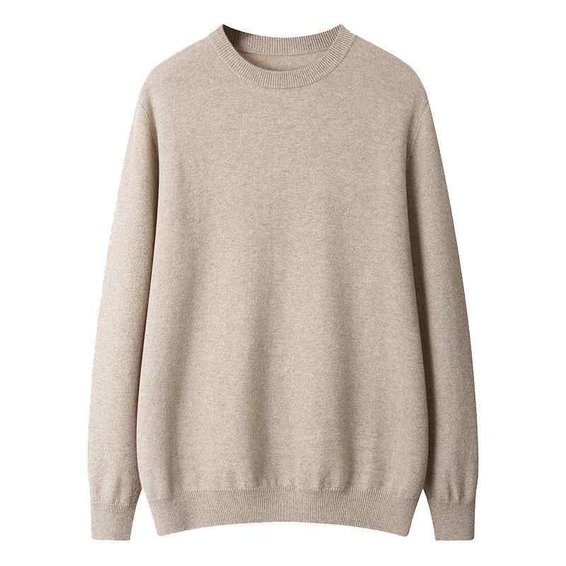 カシミヤセーター メンズ カシミヤ95%以上 保温性 暖かい クルーネック 長袖 ニット プルオーバー ゆったり オーバーサイズ ビッグサイズ シンプル カジュアル インナー 秋冬|モズラボ