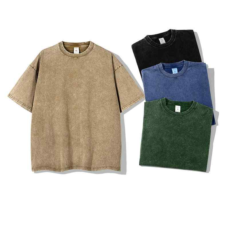 Tシャツ メンズ ヘビーウェイト 半袖 水洗い加工 クルーネック ゆったり オーバーサイズ 欧米風 アメリカンスタイル ストリート系 カジュアル 夏物 通気性 防シワ 耐摩耗性 6,060円