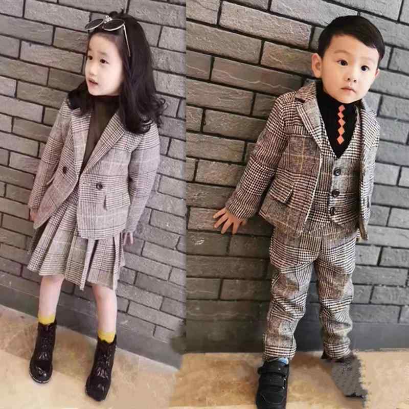 キッズ 男の子 女の子 兄弟姉妹 お揃い 中綿入り 厚手 暖かい 防寒 メルトン調 フォーマルスーツ セットアップ パンツ 3点セット 2点セット 冬
