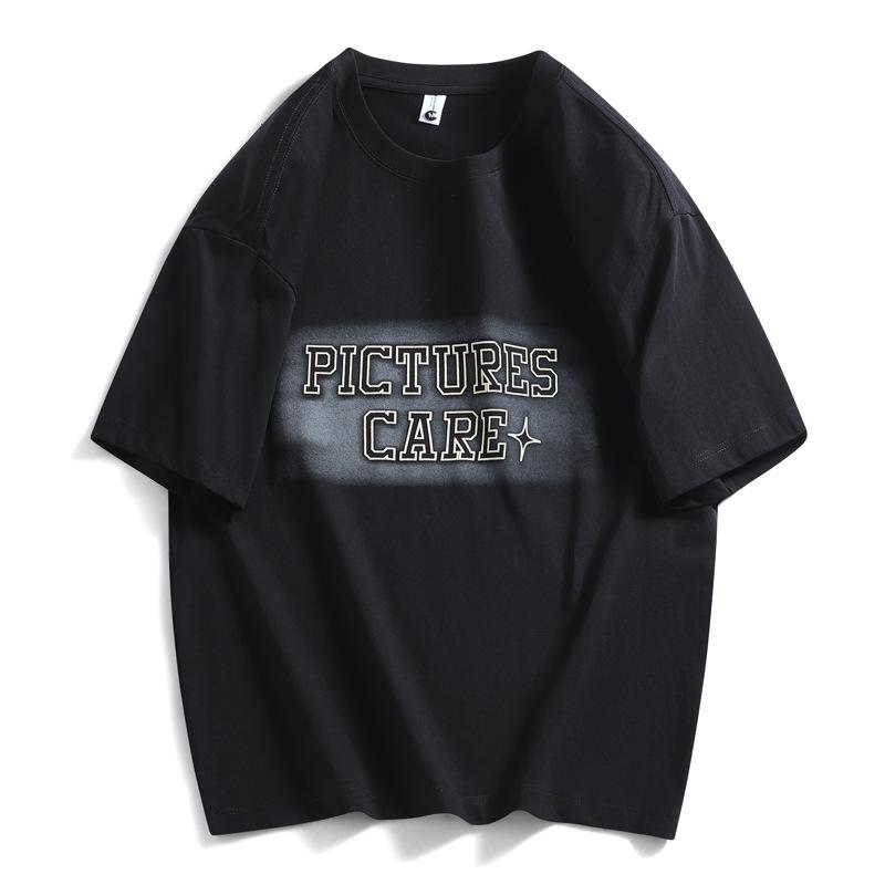 薄手 ゆったり イージーケア 抗菌 Tシャツ メンズ 半袖 クルーネック ドロップショルダー コットン アメリカンカジュアル レトロ ファッション トレンド カジュアル 春夏 白 黒 カーキ 4,445円