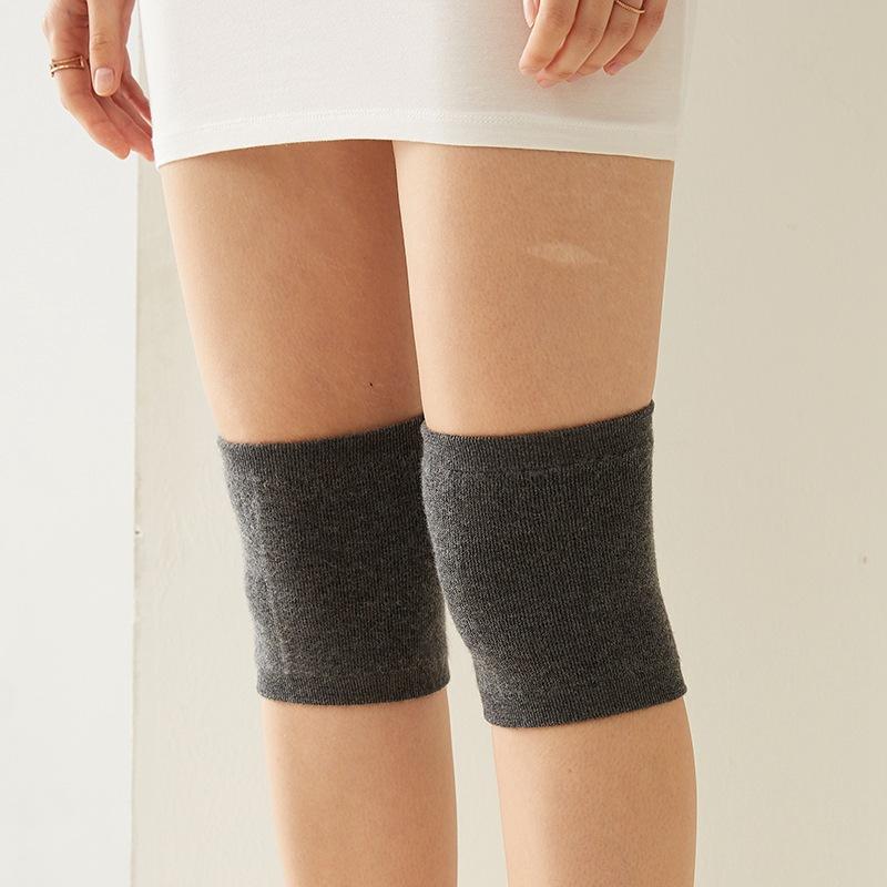 膝サポーター メンズ レディース 男女兼用 カシミヤ 発熱 保温 冷え対策 防寒 ひざ温め エアコン対策 秋冬 ブラック グレー