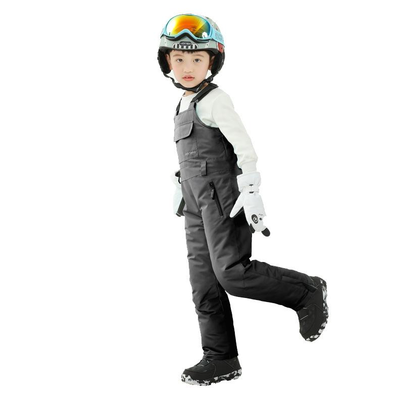 スキーパンツ キッズ 男の子 女の子 保温 防風 防水 防雪 サロペット スノーボード ゆったり ビブパンツ アウトドア スノボウェア 雪遊び 耐摩耗性 通気性 冬用 ポリエステル