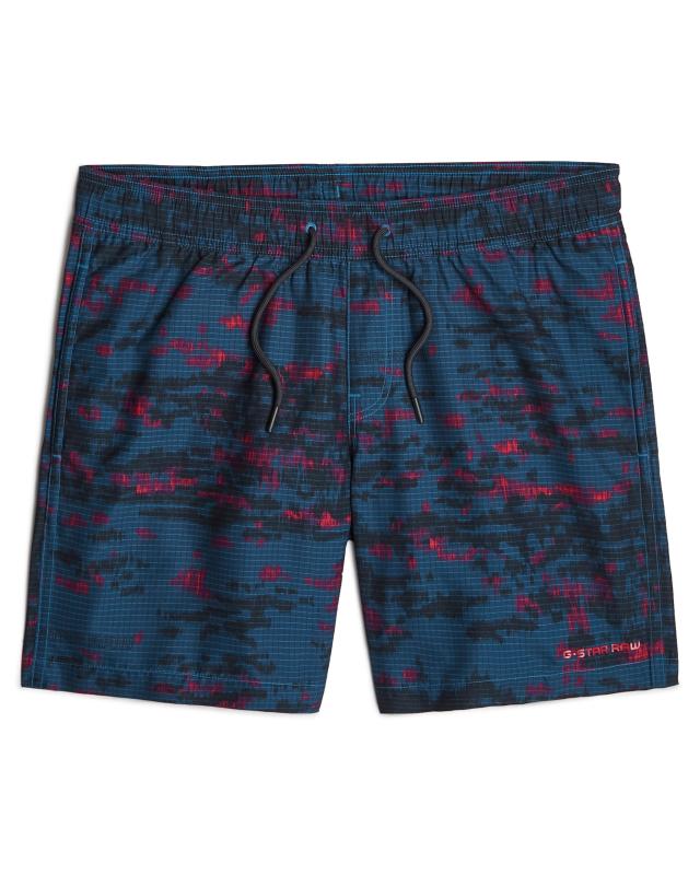 [ジースターロゥ] スイムウェア 海水着 さる股引き メンズ レギュラー相応う Dirik Graphic Swim Shorts