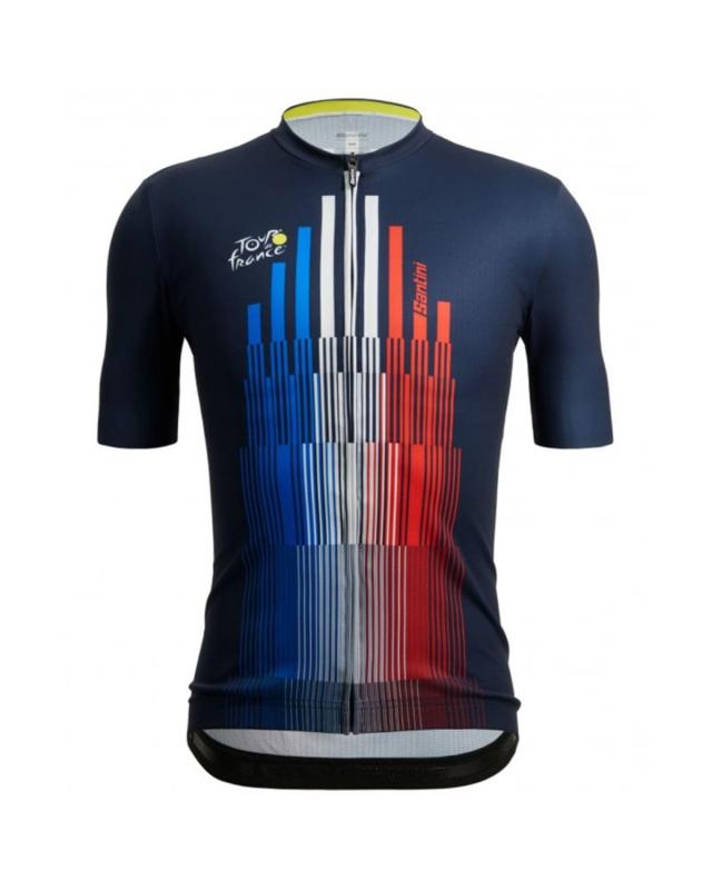 [サンティーニ] Trionfo Tour de France Official トリオンフォ ツールドフランス ジャージ ブルー S