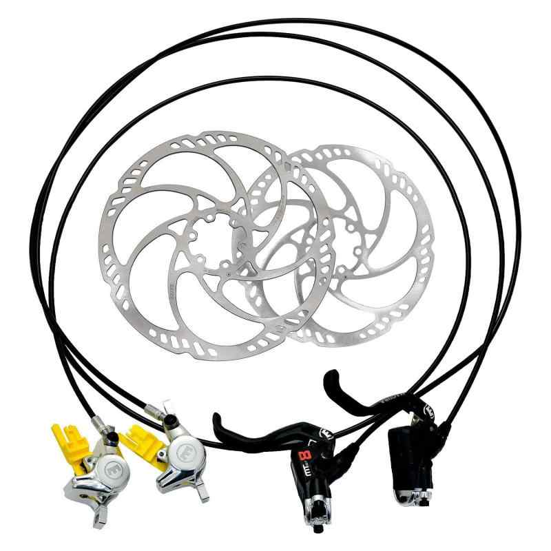 Magura MT8 Pro Carbon Post Mount Hydraulic Disc Brake Set w/180\u0026amp;203粍 Rotor(F+R), MG2846