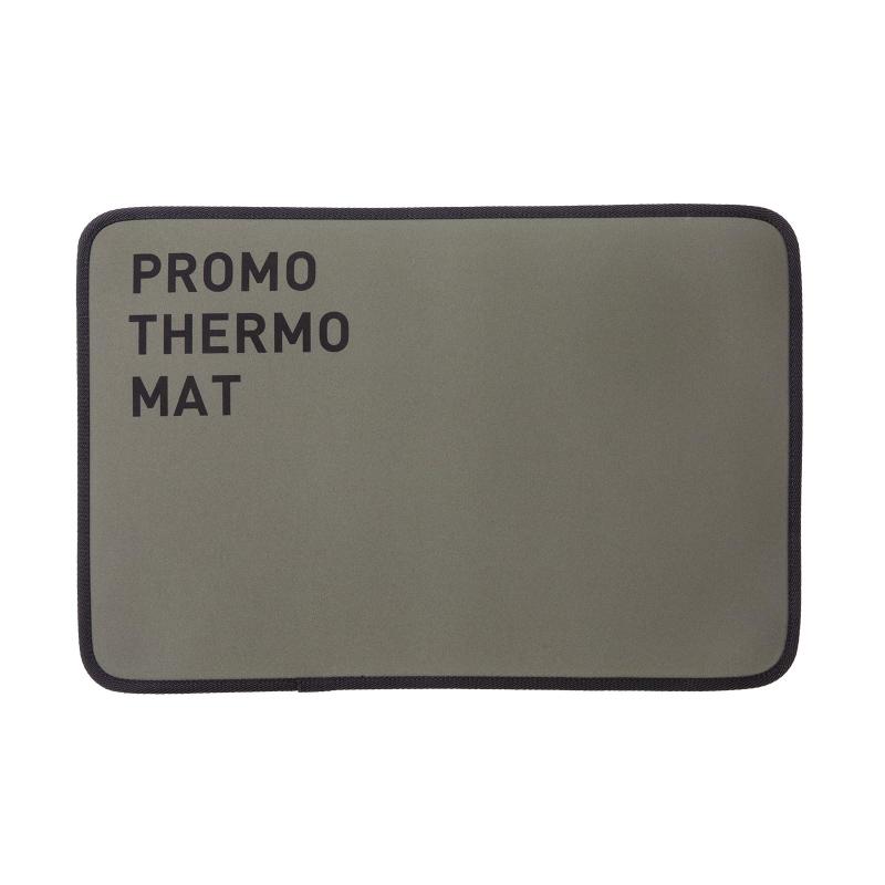 PROMO THERMO MAT プロモサーモマット ブラックシリカ 遠赤外線 蓄熱保温原材料 日本製 洗える 思わしいつや消し オリーブ緑であること
