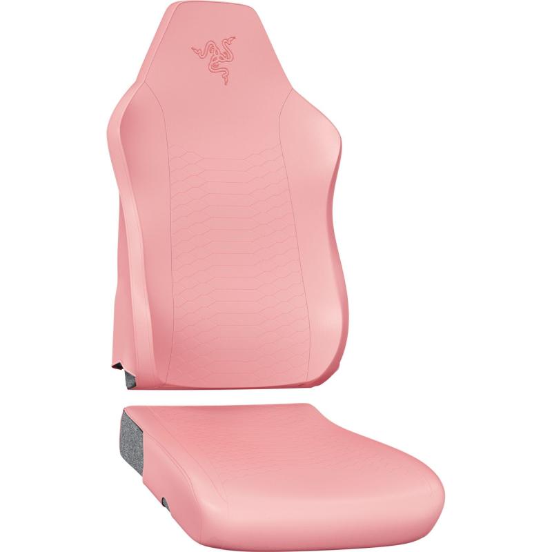 Razer レイザー Gaming Chair Sleeves Quartz Pink ゲーミングチェア用捩り Razer Iskur V2 X 用 耐久性に優れ、丸洗い能力のある ホンブルグ帽な布切れで目覚ましいの座り気味合い 手間のかからないセットアップ バッ