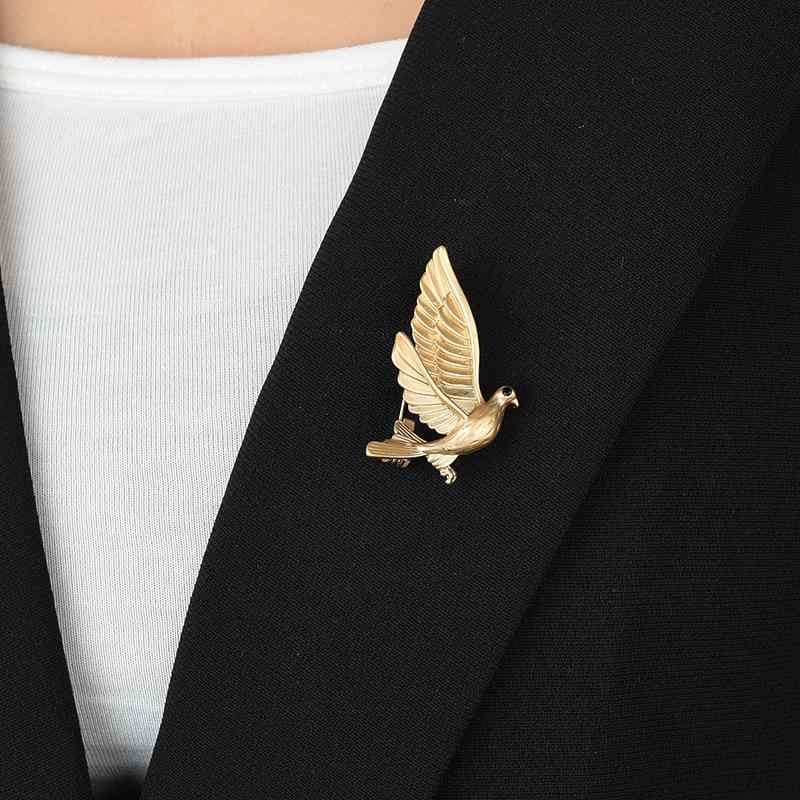 ブローチ メンズ アクリル 金属製 平和の鳩 王冠 レトロ 高級感 スーツ ジャケット用 ピンバッジ セット 電気メッキ加工 おしゃれ ファッション小物 ビジネス 結婚式 パーティー カジュアル フォーマル 誕生日 プレゼント ギフトにも