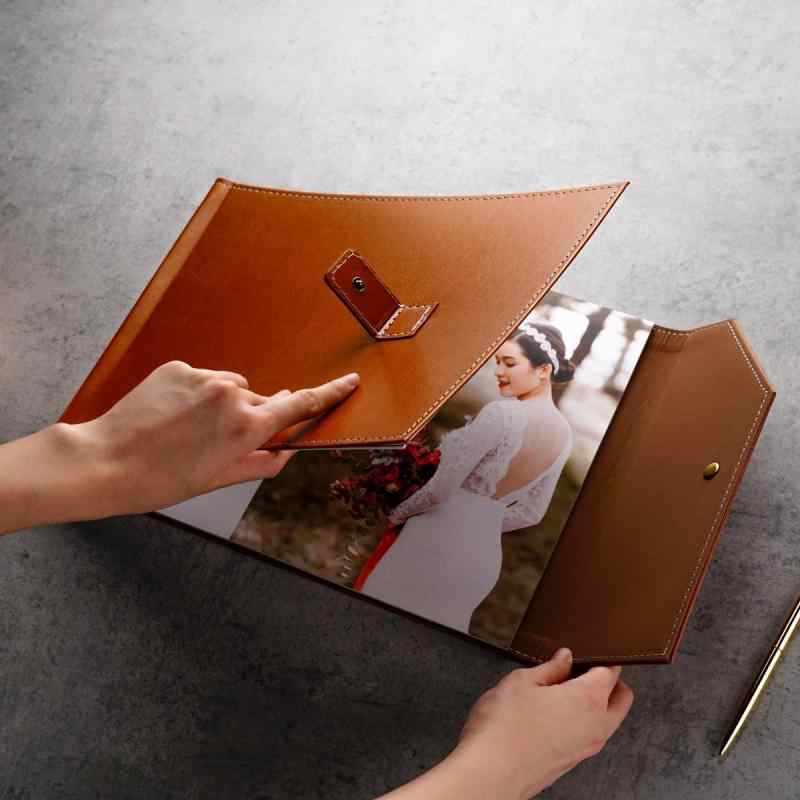 アルバム フォトアルバム ウェディング 結婚記念 結婚祝い 記念日 写真集 フォトブック 記念品 高級感 レザー調 披露宴 ギフト｜モズラボ