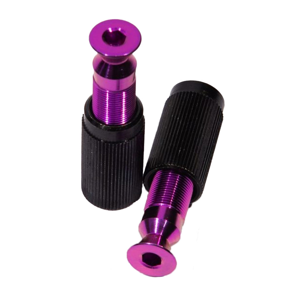 ギターパーツ FU-Tone Titanium Brige Posts PURPLE