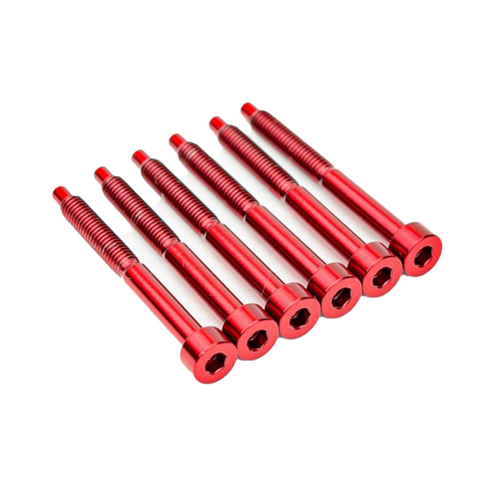 ギターパーツ FU-Tone Titan Lock Screw Set (6)?RED|N-AEGIS店