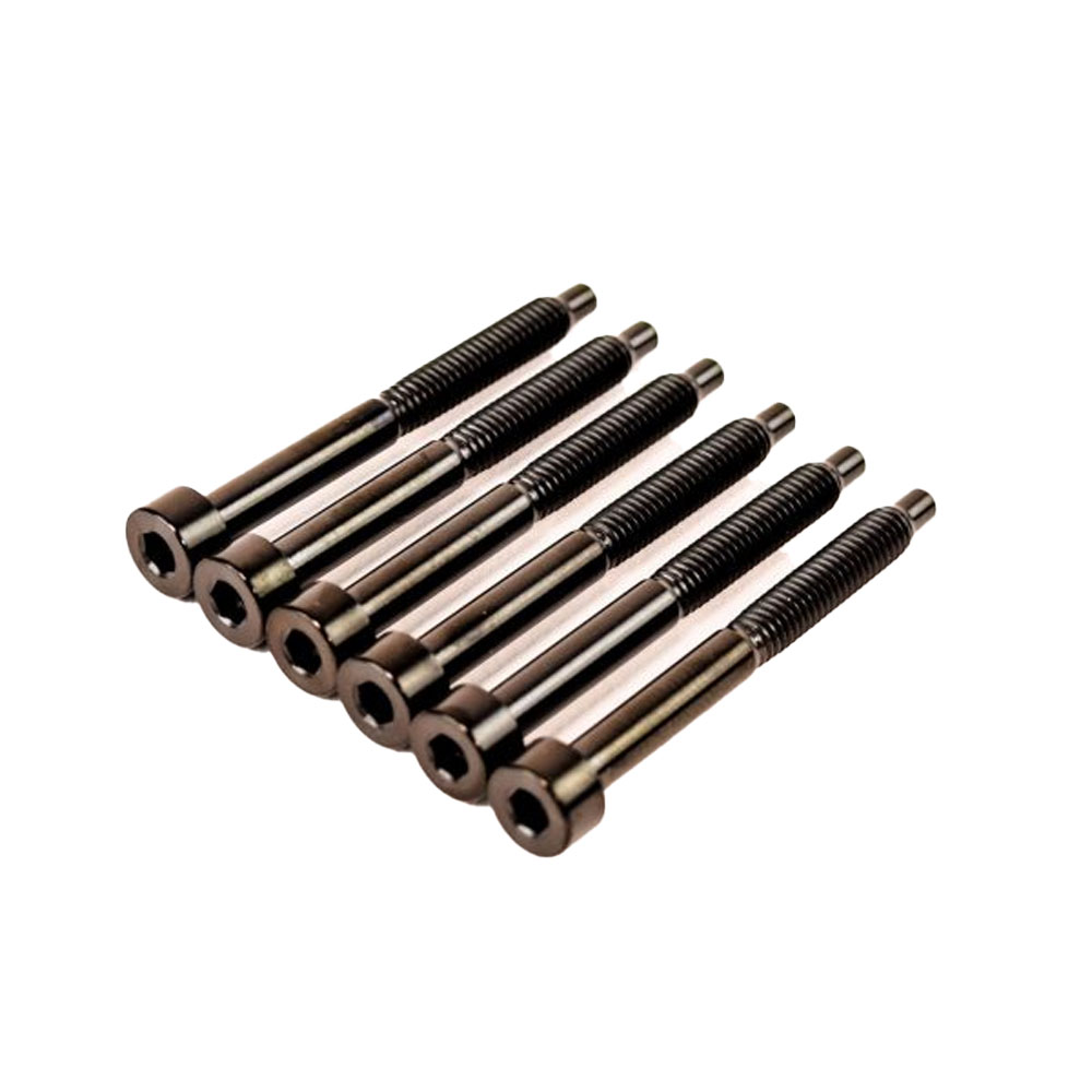 ギターパーツ FU-Tone Titan Lock Screw Set (6)?BLACK