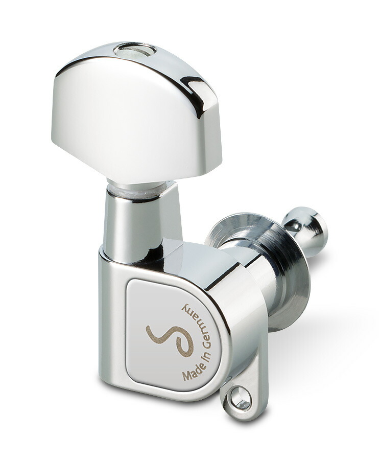 Schaller シャーラー ギター用ペグ 6個セット／クロームカラー ② SCHALLER ( シャーラー ) F-Series Locking CH 6L 送料無料