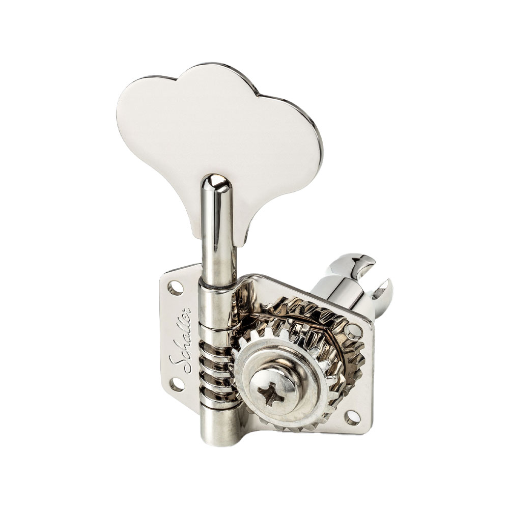 ギターパーツ Schaller ベースペグセット (4L) Nickel BM NI 4L / BML-Ni (4in line)｜N-AEGIS店