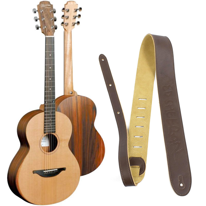 楽天市場】レザーストラップ付 Sheeran BY Lowden ピックアップ付