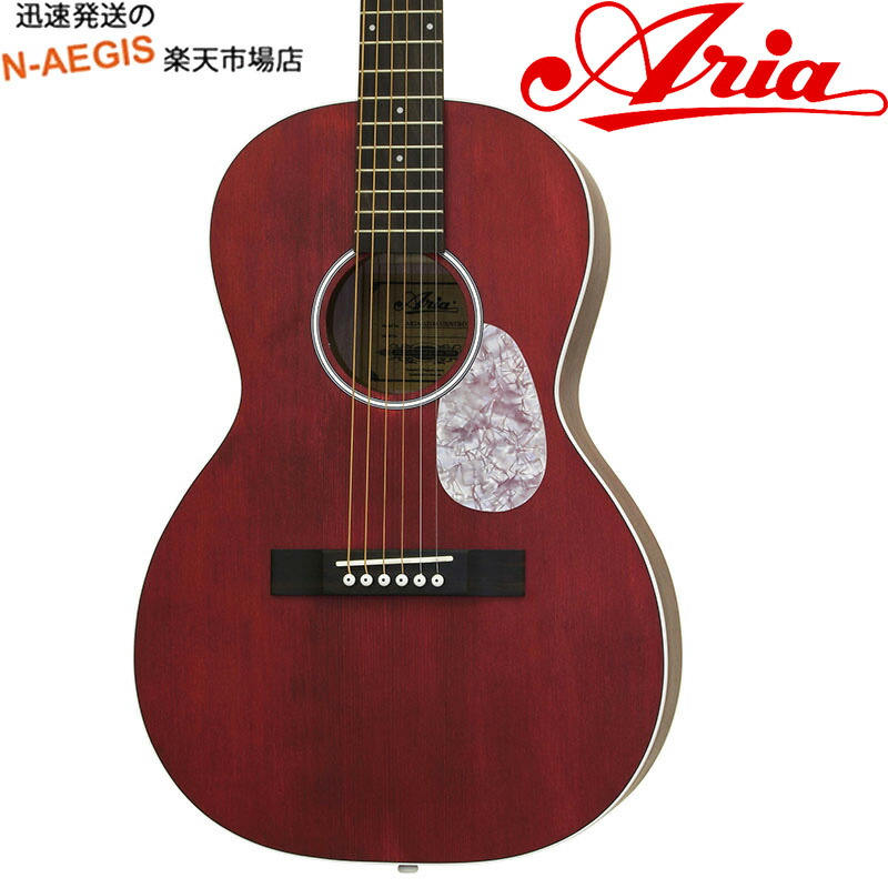 パーラーギター アコースティックギター ミディアムスケール ミニギター サテンレッド ARIA Aria-131M UP Stained Red, Open Pore 18,744円