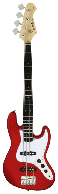 ミニベース Legend by Aria ProII LJB-MINI CA レジェンド ジャズベ キャンディアップルレッド Candy Apple Red|N-AEGIS店